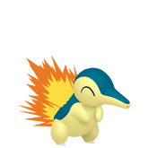Shiny Cyndaquil in Legends of Arceus